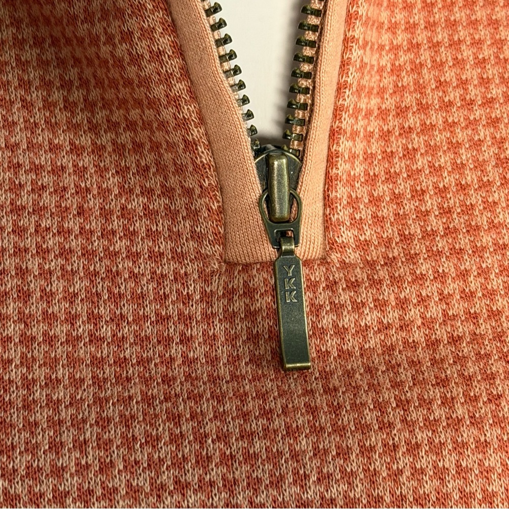 ABLE Jules Tennis Dress Baked Clay Quarter Zip Polo Cotton Jacquard Small - Picture 3 of 10